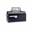 Architectural Mailboxes Manhattan Address Plaque Black -GlideRite Sales Store architectural mailboxes address plaques 3460b 10 64 1000