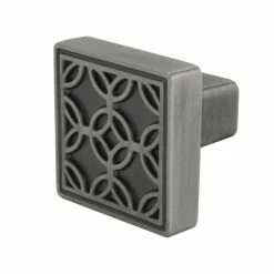 Architectural Mailboxes Luxfer 1-5/32 in. Antique Pewter Cabinet Knob