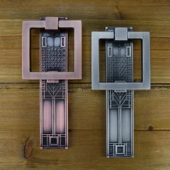 Architectural Mailboxes Frank Lloyd Wright Collection Tree of Life Antique Copper Door Knocker -GlideRite Sales Store architectural mailboxes door knockers 3660ac 31 1000