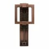 Architectural Mailboxes Frank Lloyd Wright Collection Tree of Life Antique Copper Door Knocker -GlideRite Sales Store architectural mailboxes door knockers 3660ac 64 1000