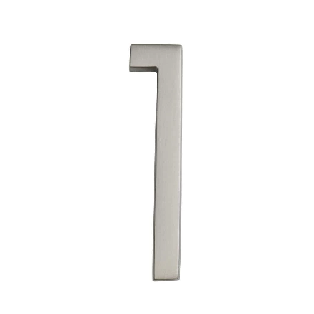 Architectural Mailboxes Frank Lloyd Wright Collection 4 in. Wright Satin Nickel Floating House Number 1 3 Architectural Mailboxes Frank Lloyd Wright Collection 4 in. Wright Satin Nickel Floating House Number 1