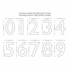 Architectural Mailboxes 5 in. Black Floating House Number 2 9 Architectural Mailboxes 5 in. Black Floating House Number 2 -GlideRite Sales Store architectural mailboxes house numbers 3585b 2 4f 1000