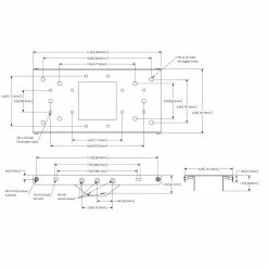 Architectural Mailboxes 4 in. x 4 in. Post Adapter in Black with 3 Mailbox Mounting Options 17 Architectural Mailboxes 4 in. x 4 in. Post Adapter in Black with 3 Mailbox Mounting Options -GlideRite Sales Store architectural mailboxes mailbox brackets 7540b 10 d4 1000