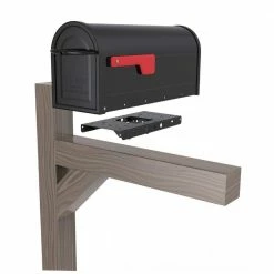 Architectural Mailboxes 4 in. x 4 in. Post Adapter in Black with 3 Mailbox Mounting Options 15 Architectural Mailboxes 4 in. x 4 in. Post Adapter in Black with 3 Mailbox Mounting Options -GlideRite Sales Store architectural mailboxes mailbox brackets 7540b 10 fa 1000