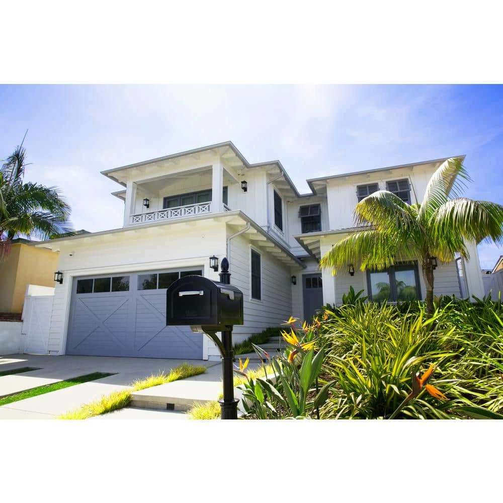 Architectural Mailboxes Hamilton Black In-Ground Steel Mailbox Post 10 Architectural Mailboxes Hamilton Black In-Ground Steel Mailbox Post - Image 8