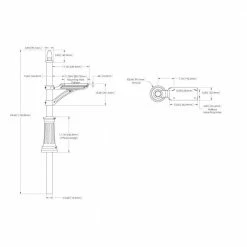 Architectural Mailboxes Hamilton Black In-Ground Steel Mailbox Post 16 Architectural Mailboxes Hamilton Black In-Ground Steel Mailbox Post -GlideRite Sales Store architectural mailboxes mailbox posts stands 7510b 10 76 1000