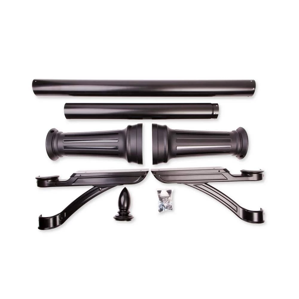 Architectural Mailboxes Hamilton Black In-Ground Steel Mailbox Post 8 Architectural Mailboxes Hamilton Black In-Ground Steel Mailbox Post - Image 6