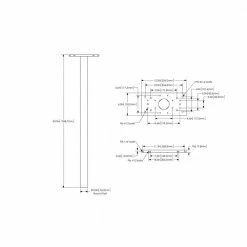Architectural Mailboxes Pacifica In-Ground Steel Mailbox Post Black -GlideRite Sales Store architectural mailboxes mailbox posts stands 7516b 10 d4 1000