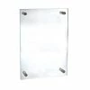 Azar Displays 18 in. x 24 in. Standoff Acrylic Sign Holder -GlideRite Sales Store azar displays address plaques 105524 64 1000