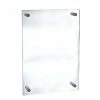 Azar Displays 22 in. x 28 in. Standoff Acrylic Sign Holder -GlideRite Sales Store azar displays address plaques 105530 64 1000