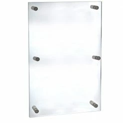 Azar Displays 30 in. x 40 in. Standoff Acrylic Sign Holder