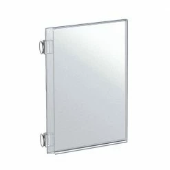 Azar Displays 8.5 in. x 11 in. 2-Sided Acrylic Sign Holder with Suction Cup Grippers
