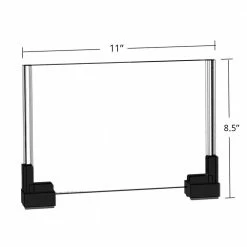 Azar Displays 11 in. W x 8.5 in. H 2-Sided Acrylic Sign Holder with Magnetic Boots (Pack of 2)