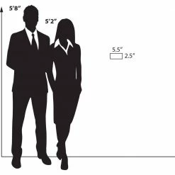 Azar Displays 5.5 in. x 2.5 in. Acrylic Clear Wall U Frame with Adhesive Tape (10-Pack) 11 Azar Displays 5.5 in. x 2.5 in. Acrylic Clear Wall U Frame with Adhesive Tape (10-Pack) -GlideRite Sales Store azar displays address plaques 122015 44 1000