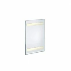 Azar Displays 5.5 in. x 8.5 in. Acrylic Clear Wall U Frame with Adhesive Tape -GlideRite Sales Store azar displays address plaques 122024 4f 1000