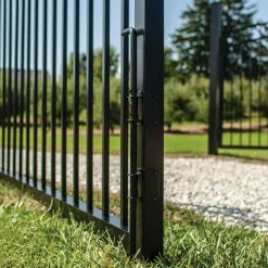 Barrette Outdoor Living 24.75 in. Black Metal Heavy Duty Fence Drop Rod -GlideRite Sales Store barrette outdoor living fence gate accessories 73014305 31 1000