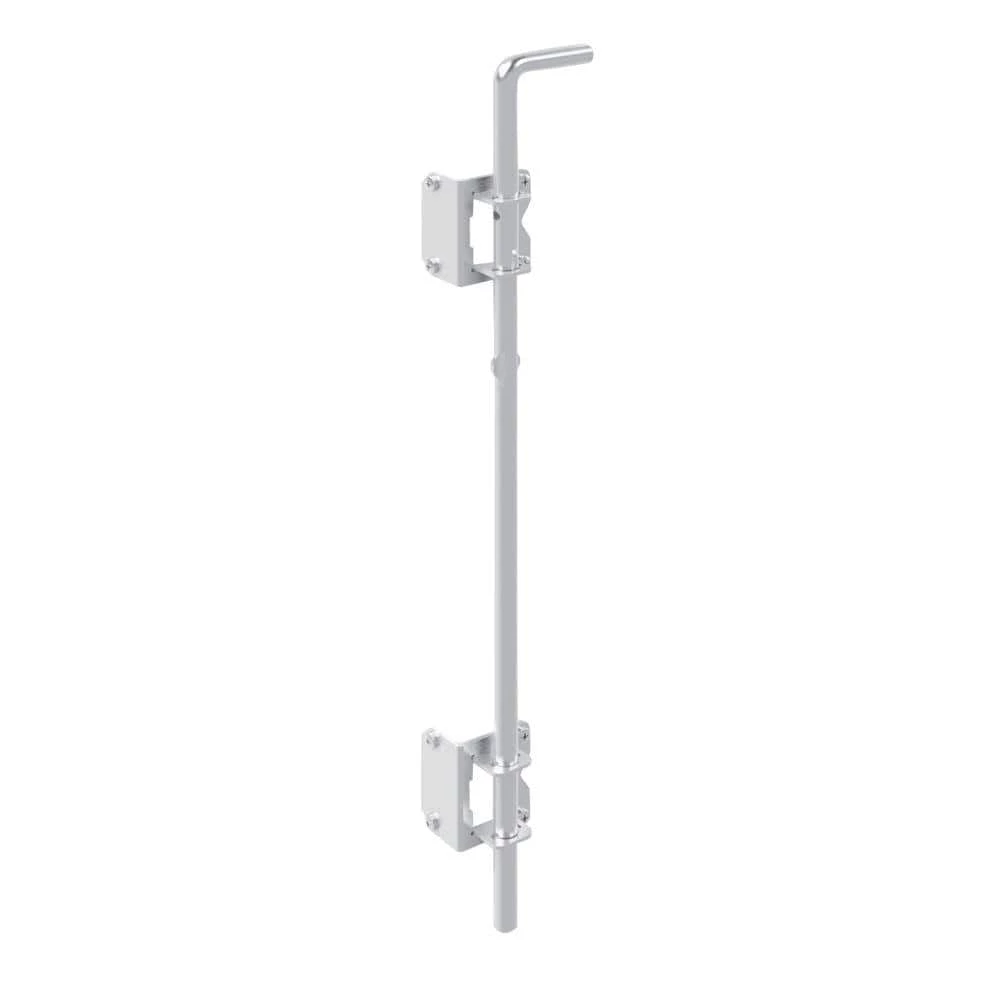 Barrette Outdoor Living 24.75 in. White Metal Heavy Duty Fence Drop Rod 3 Barrette Outdoor Living 24.75 in. White Metal Heavy Duty Fence Drop Rod