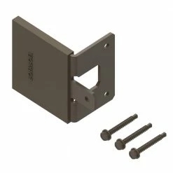 Barrette Outdoor Living 2.625 in. x 0.625 in. x 1.75 in. Steel Light Bronze Gate Stop -GlideRite Sales Store barrette outdoor living fence gate accessories 73025510 4f 1000