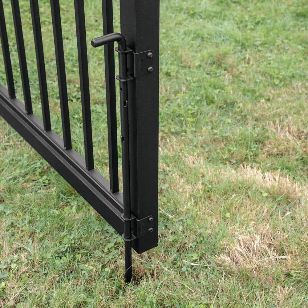 Barrette Outdoor Living 24.75 in. Steel Matte Black Heavy-Duty Drop Rod 4 Barrette Outdoor Living 24.75 in. Steel Matte Black Heavy-Duty Drop Rod - Image 2