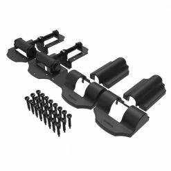 Barrette Outdoor Living 8.937 in. x 5 in. Heavy Duty Contemporary Stainless Steel Gate Hinge (2-Pack) -GlideRite Sales Store barrette outdoor living fence gate hinges 73014250 4f 1000