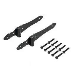 Barrette Outdoor Living 8 in. Standard Half Strap Hinge -GlideRite Sales Store barrette outdoor living fence gate hinges 73014298 4f 1000