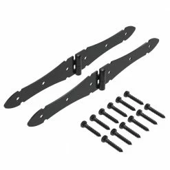 Barrette Outdoor Living 8 in. Standard Double Strap Hinge -GlideRite Sales Store barrette outdoor living fence gate hinges 73014545 4f 1000