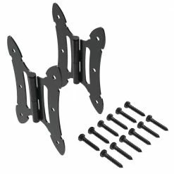 Barrette Outdoor Living 5.312 in. x 7.875 in Standard Decorative Butterfly Hinge -GlideRite Sales Store barrette outdoor living fence gate hinges 73014546 4f 1000