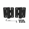 Barrette Outdoor Living 2.875 in. x 3.25 in. Black Compact Butterfly Hinge Kit (2-Pack) 2 Barrette Outdoor Living 2.875 in. x 3.25 in. Black Compact Butterfly Hinge Kit (2-Pack) -GlideRite Sales Store barrette outdoor living fence gate hinges 73024441 64 1000