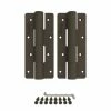 Barrette Outdoor Living 3.125 in. x 7.187 in. Aluminum Light Bronze Heavy-Duty Butterfly Hinge (2-Pack)