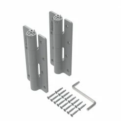 Barrette Outdoor Living 3.125 in. x 7.187 in. Aluminum Gray Heavy-Duty Butterfly Hinge (2-Pack) -GlideRite Sales Store barrette outdoor living fence gate hinges 73024460 4f 1000
