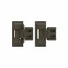 Barrette Outdoor Living 3.875 in. x 4.812 in. Steel Light Bronze Standard Wrap Hinge (2-Pack) -GlideRite Sales Store barrette outdoor living fence gate hinges 73025514 64 1000