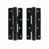Barrette Outdoor Living 3.125 in. x 7.187 in. Aluminum Black Heavy-Duty Butterfly Hinge (2-Pack) -GlideRite Sales Store barrette outdoor living fence gate hinges 73025668 64 1000