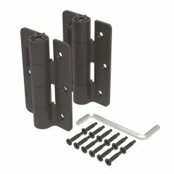 Barrette Outdoor Living 3.125 in. x 4.875 in. Aluminum Pewter Standard Butterfly Hinge (2-Pack) -GlideRite Sales Store barrette outdoor living fence gate hinges 73025671 4f 1000