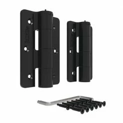 Barrette Outdoor Living 3.125 in. x 4.875 in. Aluminum Black Standard Butterfly Hinge (2-Pack) -GlideRite Sales Store barrette outdoor living fence gate hinges 73025681 c3 1000