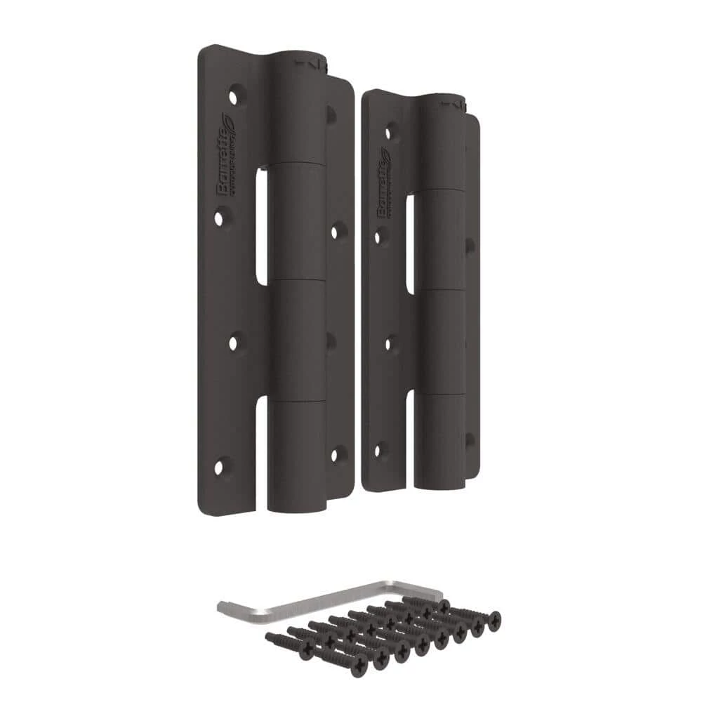 Barrette Outdoor Living 3.125 in. x 7.187 in. Matte Bronze Aluminum Heavy-Duty Butterfly Hinge (2-Pack) 4 Barrette Outdoor Living 3.125 in. x 7.187 in. Matte Bronze Aluminum Heavy-Duty Butterfly Hinge (2-Pack) - Image 2