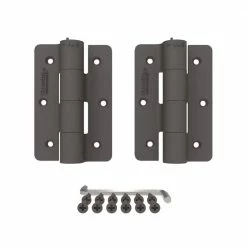 Barrette Outdoor Living 3.125 in. x 4.875 in. Matte Bronze Aluminum Standard Butterfly Hinge