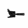 Barrette Outdoor Living 4.562 in. x 2.312 in. Black Steel Gravity Latch -GlideRite Sales Store barrette outdoor living fence gate latches slide bolts 73002252 64 1000
