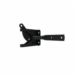 Barrette Outdoor Living 4.562 in. x 2.312 in. Black Steel Gravity Latch