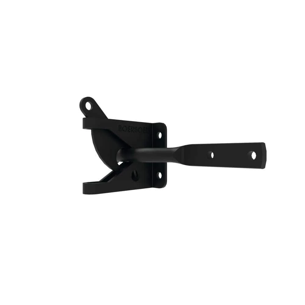 Barrette Outdoor Living 4.562 in. x 2.312 in. Black Steel Gravity Latch 3 Barrette Outdoor Living 4.562 in. x 2.312 in. Black Steel Gravity Latch