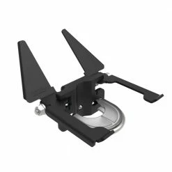 Barrette Outdoor Living 7.937 in. x 4.625 in. Double Butterfly Latch - Black