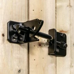 Barrette Outdoor Living 7.5 in. x 2.562 in. Heavy-Duty Black Floating Bar Gravity Latch -GlideRite Sales Store barrette outdoor living fence gate latches slide bolts 73014709 31 1000