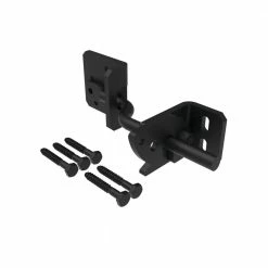 Barrette Outdoor Living 7.5 in. x 2.562 in. Heavy-Duty Black Floating Bar Gravity Latch -GlideRite Sales Store barrette outdoor living fence gate latches slide bolts 73014709 4f 1000