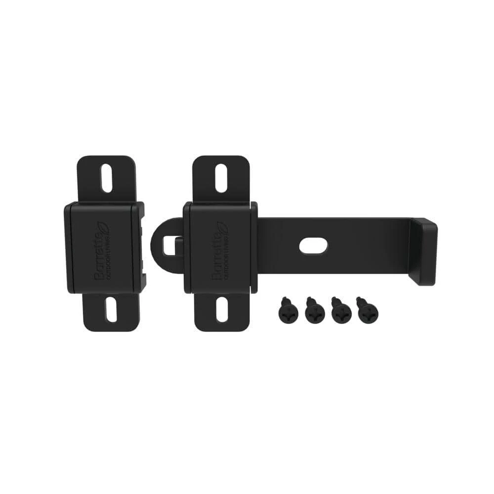 Barrette Outdoor Living 4.812 in. x 3.125 in. Stainless Steel Slide Bar Latch 3 Barrette Outdoor Living 4.812 in. x 3.125 in. Stainless Steel Slide Bar Latch