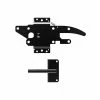 Barrette Outdoor Living 10.75 in. x 5.5 in. Black Stainless Steel Standard 2-sided Post Latch -GlideRite Sales Store barrette outdoor living fence gate latches slide bolts 73041359 64 1000