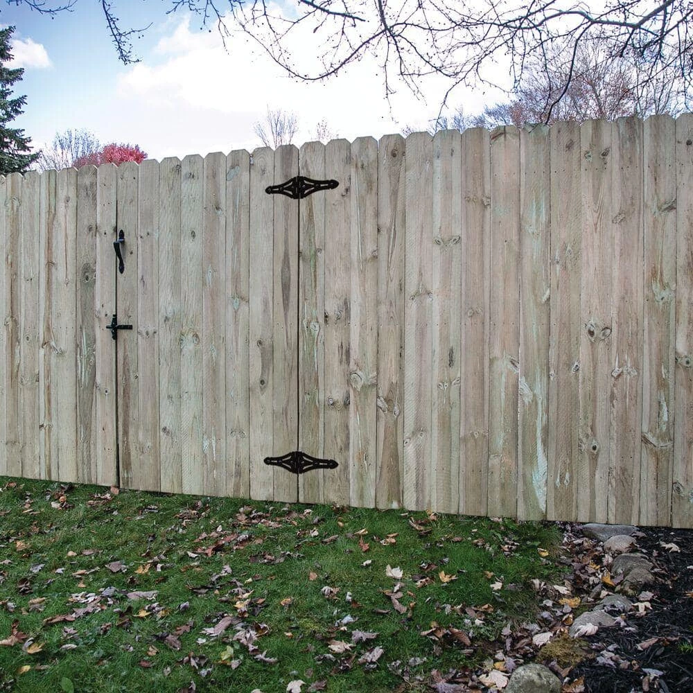 Barrette Outdoor Living Heavy-Duty Wood Gate Kit - Black 6 Barrette Outdoor Living Heavy-Duty Wood Gate Kit - Black - Image 4