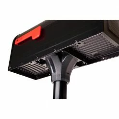 Architectural Mailboxes MB1 Black, Medium, Steel, Post Mount Mailbox and 2 in. In-Ground Post Kit -GlideRite Sales Store blacks architectural mailboxes mailboxes with post 7680b 10 1d 1000