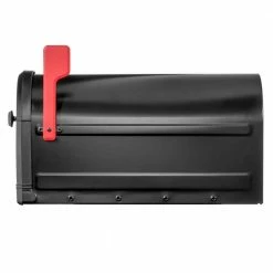 Architectural Mailboxes Roxbury Black, Large Steel Post Mount Mailbox and Premium Steel Post Combo -GlideRite Sales Store blacks architectural mailboxes mailboxes with post 7980b 10 40 1000
