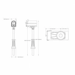Architectural Mailboxes Roxbury Black, Large Steel Post Mount Mailbox and Premium Steel Post Combo -GlideRite Sales Store blacks architectural mailboxes mailboxes with post 7980b 10 d4 1000
