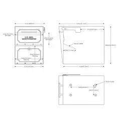 Architectural Mailboxes Oasis Black, Extra Large, Steel, Locking, Post Mount or Column Mount Mailbox with Outgoing Mail Indicator 11 Architectural Mailboxes Oasis Black, Extra Large, Steel, Locking, Post Mount or Column Mount Mailbox with Outgoing Mail Indicator -GlideRite Sales Store blacks architectural mailboxes post mount mailboxes 5100b d4 1000