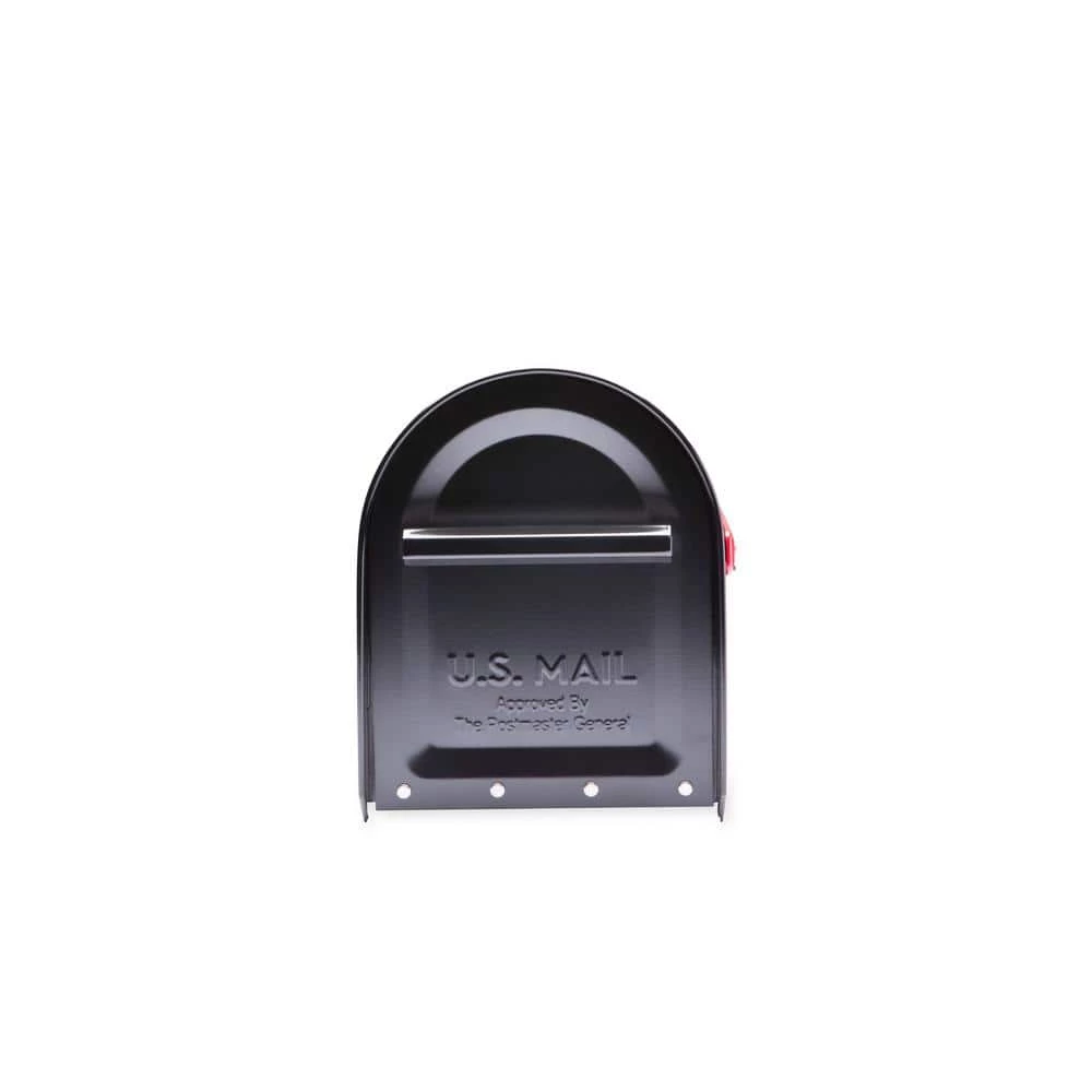 Architectural Mailboxes Sequoia Black, Large, Steel, Heavy Duty Post Mount Mailbox 7 Architectural Mailboxes Sequoia Black, Large, Steel, Heavy Duty Post Mount Mailbox - Image 5